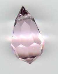 1 12x20mm Preciosa Pink Sapphire Tear Drop